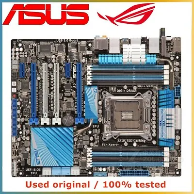 ASUS P9X79 Deluxe Computer Motherboard LGA 2011 DDR3 64G For Intel X79 Desktop • $159.99