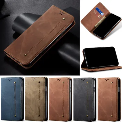 $16.82 • Buy Matte Wallet Leather Flip Case Cover For Oppo A57 2022 A55 A52 A76 Realme C21Y