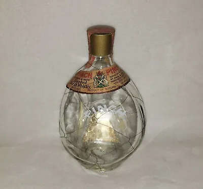 Vintage Haig & Haig Scotch Whisky Pinch 3 Sided Decanter Bottle - Empty  • $14.99