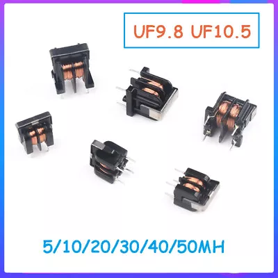 UU UF9.8 10.5 Common Mode Inductor Filter 5/10/20/30/40/50MH Inductance Choose • $3.73