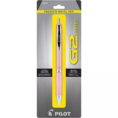 Pilot G2 Limited Premium Metal Refillable Rolling Ball Gel Pen .7mm Black Ink • $13.45