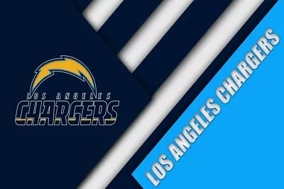 Los Angeles Chargers NFL Team Football Home Decor Art Print Poster LARGE 36 X24  • $25.99