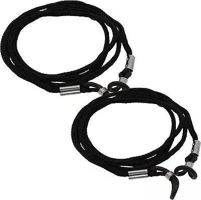 Spectacles Cord Chain String Strap Lanyard For Women Men Black Glasses Holder X  • £4.17