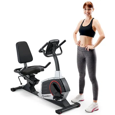 Marcy Regenerating Magnetic Recumbent Bike | ME-706 Cardio Home Exercise Bicycle • $449.99