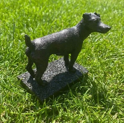 Jack Russell Dog Standing Figurine - Sitting /Bronze Resin / Working Dog • £19.99