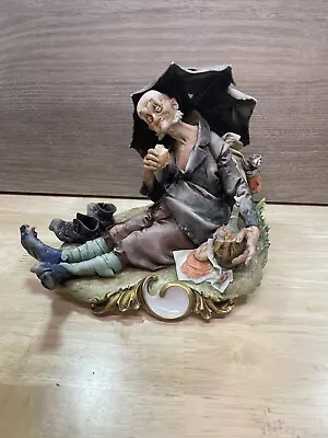 $100 • Buy Vintage Vagabond Italy Giuseppe Calle Porcelain Figure Works Of Art Italy 1959