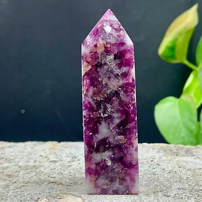 70G Natural Purple Mica Lithium Mica Pointed Stele Specimen • $0.99