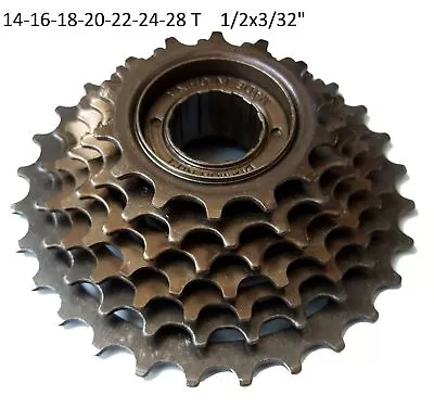 Gear 6 Speed Cassette Тhread Sprocket Freewheel For MTB Mountain Bike • $11.81