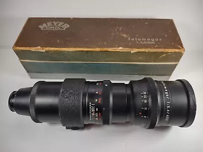 Meyer-Optik Telemegor 1:5.5/400mm Gorlitz W/ Exakta Mount W/ Box   UNTESTED! • $99.97