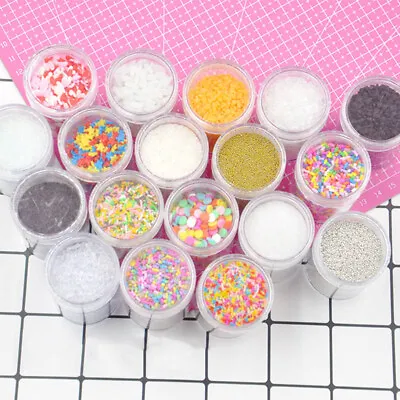 $3.07 • Buy DIY Snow Slime Balls Additives Charms Accessories Foam Slimes Beads Filler