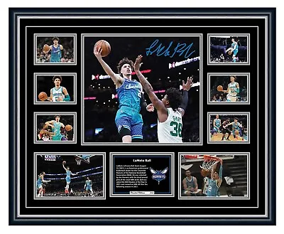 $109.99 • Buy Lamelo Ball Charlotte Hornets Signed Photo Framed Limited Edition Memorabilia