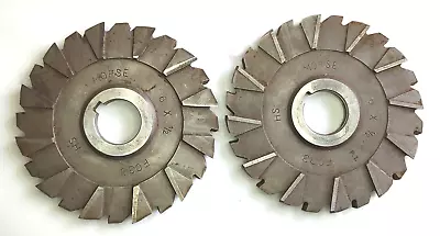 Dd) Morse Staggered Side Mill Milling Cutters 6  X 1/2   HS Lathe Tool F-033 • $45