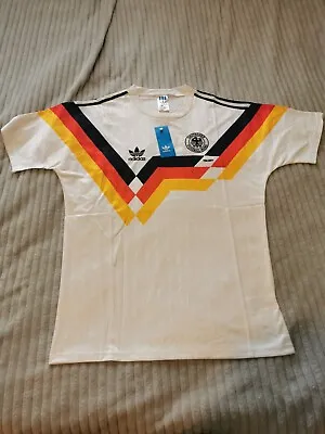 £32.99 • Buy Germany  Vintage Retro 1990 Home Football Shirt Adidas  Mens Size M