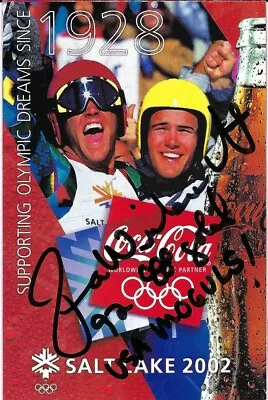 DONNA WEINBRECHT AUTOGRAPH 1992 WINTER OLYMPICS Moguls 1st GOLD MEDAL WINNER • $12.50