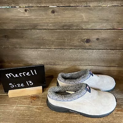 Childrens Little Kids Merrell Encore Chill Suede Slip On Mules Shoes Size 13 C • $19.99