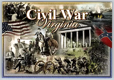 C1970s Civil War Virginia Art Vintage Postcard • $4.99