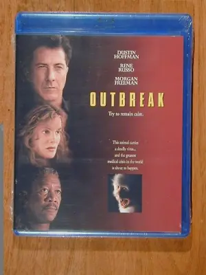 Outbreak 1995 Blu Ray Brand New Sealed Dustin Hoffman Rene Russo Morgan Freeman • $6.95