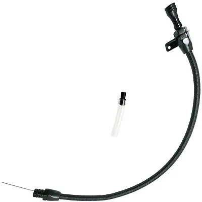 Black Flexible Ford C6 C-6 Transmission Dipstick Stainless Braided Firewall • $39.95