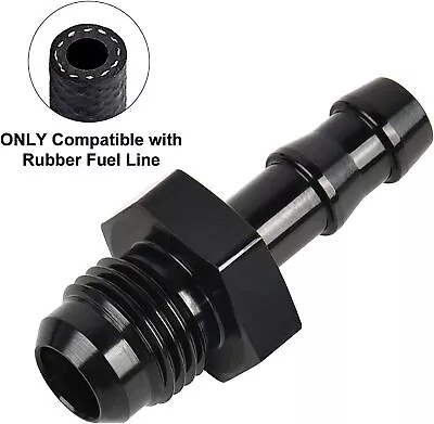 AN6 Male Straight To 5/16  Push Lock Barb Adapter Oil Fuel Hose Fittings 6AN • $8.59