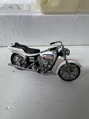 Franklin Mint 1:24 Scale Harley Davidson 1971 Super Glide Motorcycle B11wc30 • $20