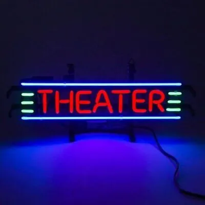 Theater Show Movie Music Drama 14   Neon Light Sign Lamp Wall Artwork Bar Beer • $74.09
