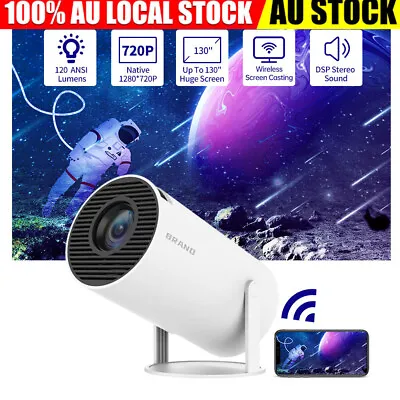 $123.99 • Buy HY300 Mini Portable LED Projector For Home Theater Android 11 Wifi Bluetooth AUS