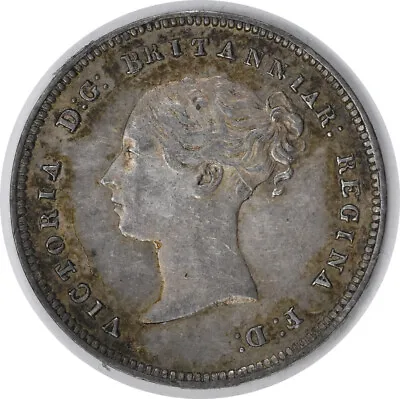 1864 Great Britain 4 Pence Maundy KM732 AU Uncertified #150 • $104