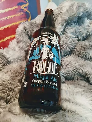 Vintage Rogue Night Skiing Mogul Ale Oregon Brewed Empty Bottle • $250