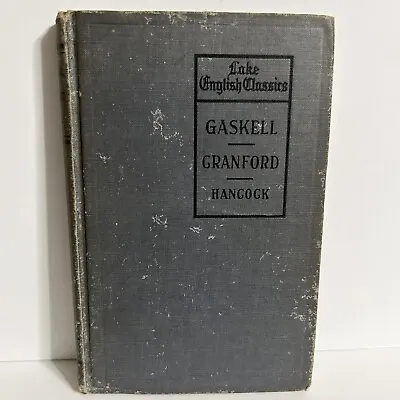 Lake English Classics - Cranford By Elizabeth Gaskell Vintage 1921 • $5