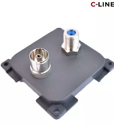 £7.95 • Buy C-Line TV And Satellite Socket CBE Caravan Motorhome PO254