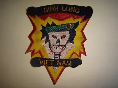 Vietnam War Patch US 5th Special Forces Group MACV-SOG At BINH LONG VIETNAM • $6.59