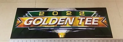 $29.50 • Buy Golden Tee Live 2022 Marquee Back Lit Sign, Measures 26  Long X 9.5  Tall - NEW 