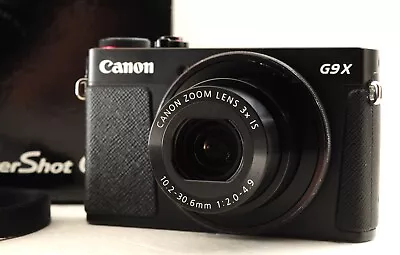 N.MINT Canon PowerShot G9X 20.2 MP Digital Camera Black From Japan • £467
