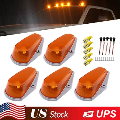 5Pcs For FORD F350 F150 F250 Roof Top 1973-1997 Cab Lights Marker Amber Lights • $32.96