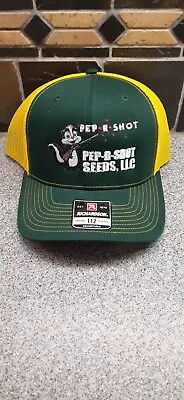 Richardson 112 Trucker Snapback Hat. Pep R Shot Seeds. • $19.99