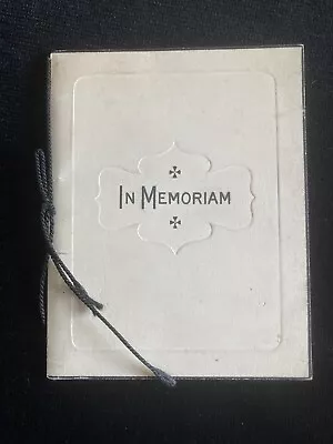 1913 In Memoriam Funeral Mourning Card Joshua Hammond Aged 66 Of Macclesfield • £3