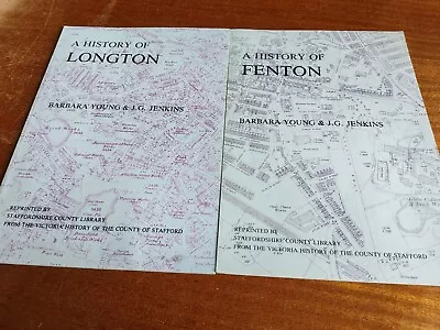 History Of Longton Fenton Books Young & Jenkins Stoke-on-Trent Staffordshire EXC • £14.99