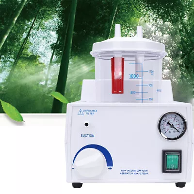 $128.25 • Buy 1000mL Suction Machine Emergency Medical Portable Aspirator Vacuum Phlegm Unit
