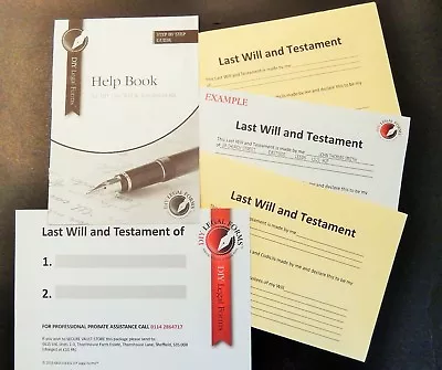 £8.99 • Buy LEGAL FORMS - DIY WILL KIT - NEW 2023 Edition, SUITABLE FOR 1 Or 2 PEOPLE.