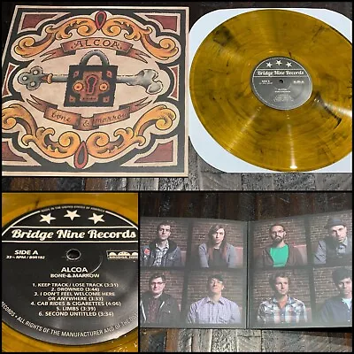 $35 • Buy ALCOA Bone And Marrow LP Gold Smoke Vinyl-defeater Into It Over It Mansions 