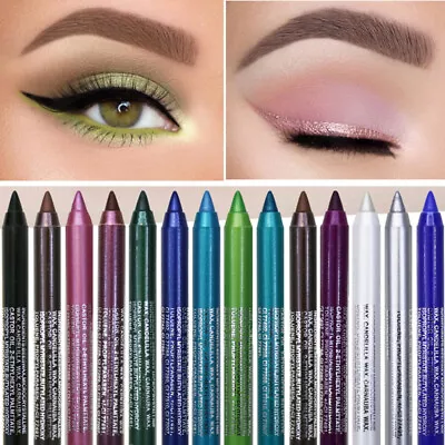 Eyeliner Matte Twist Up Pencil Makeup Colourful Long Lasting Waterproof • £2.81