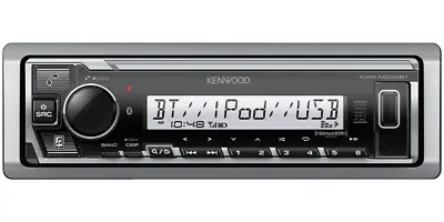 Kenwood KMR-M332BT 1-DIN Marine Digital Media Bluetooth Receiver USB AUX AM/FM • $159