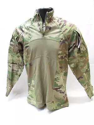 New Usgi Army Combat Shirt Ocp 1/4 Zipper Scorpion Camo Flame Resistant Top 0080 • $49.99