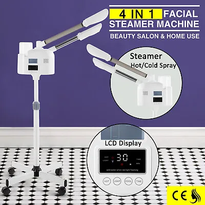 Professional UV Hot Ozone Facial Steamer LCD Beauty Salon Spa Skin CareEquipment • $77.99