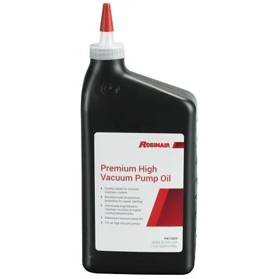 $18.99 • Buy Robinair 13203 Premium High Vacuum Pump Oil - 1 Quart