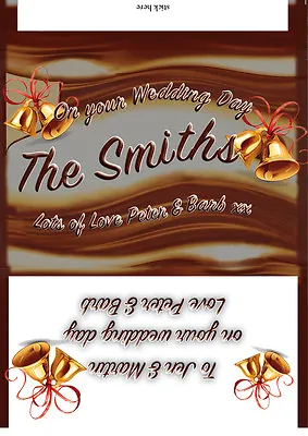 £2.75 • Buy Personalised Chocolate Bar Wrapper Fits Galaxy Wedding Gift Hen Stag Favour