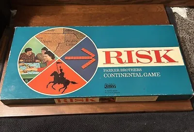 VINTAGE ORIGINAL RISK Edition PARKER BROTHERS BOARD GAME Complete Set • $21.95