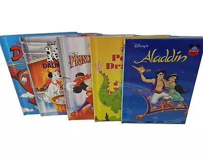 Disneys Wonderful World Of Reading X 5 Vintage Childrens Books  Duck Tales Aladd • $12.99