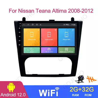 Android 12 For 2008-12 Nissan Teana Altima Car Stereo GPS Navi Wifi Radio Player • $169.99