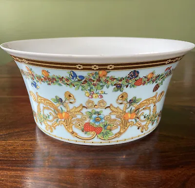 Large Sized 9.75 Inch Versace Butterfly Garden By Rosenthal Vegetable Bowl Rare • $450